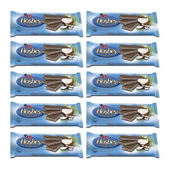Eti Hoşbeş Hindistan Cevizli Gofret 10x142 gr