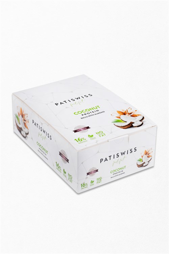Patiswiss Şeker İlavesiz Hindistan Cevizli Gofret 10x40 gr