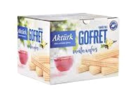 Aktürk Vanilyalı Gofret 800 gr