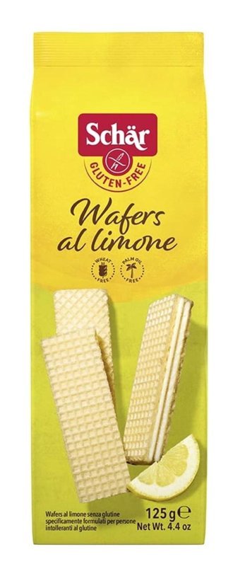 Schar Wafers Al Limone Limonlu Gofret 125 gr