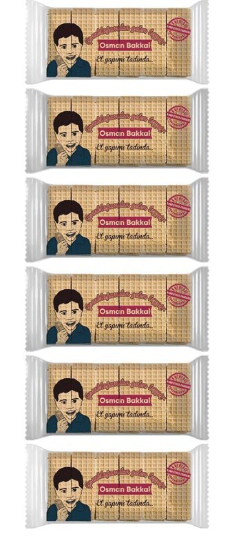 Tudobranco Osman Bakkal Kakaolu Gofret 6x140 gr