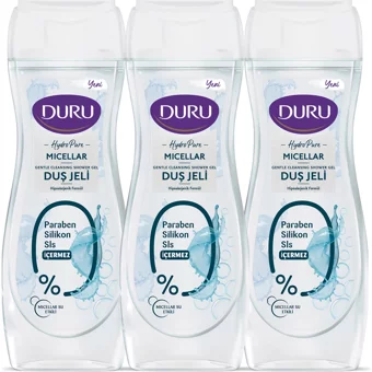 Duru Micellar Duş Jeli 3x450 ml