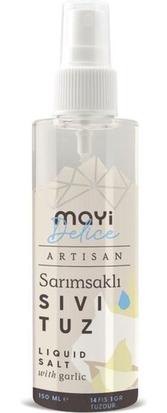 Mayi Tuz Artisan Sarımsaklı Kaynak Tuz Kutu 150 gr
