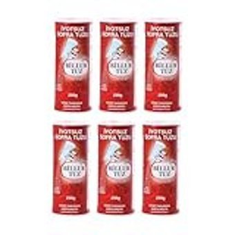 Billur Tuzluklu İyotlu Toz Deniz Tuz Şişe 6x250 gr