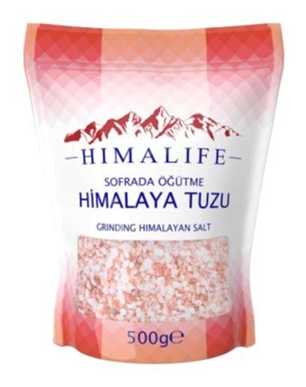 Himalife Sofradan Öğütme Kaya Himalaya Tuz Paket 500 gr