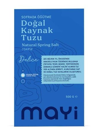 Billur Sodyum İyotsuz Toz Deniz Tuz Kutu 2x500 gr