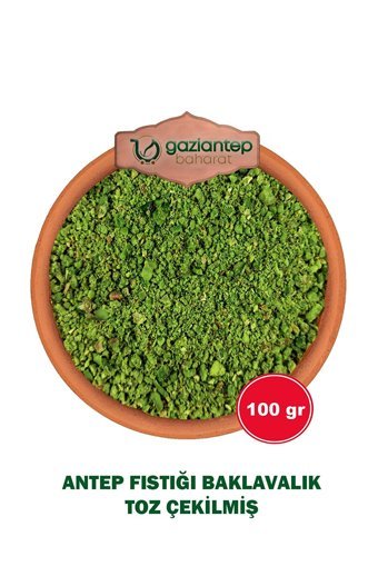 Gaziantep Baharat Boz Çiğ Gaziantep Yöresi Toz Antep Fıstığı 100 gr