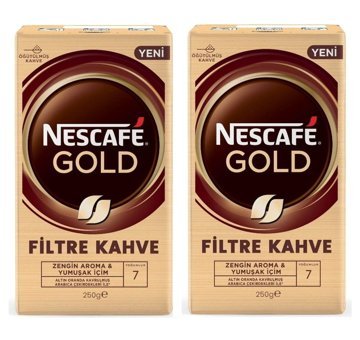 Nescafe Gold Sade Aromalı Arabica Öğütülmüş Filtre Kahve 500 gr
