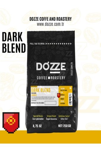 Dozze Dark Blend Sade Aromalı Arabica Çekirdek Filtre Kahve 250 gr