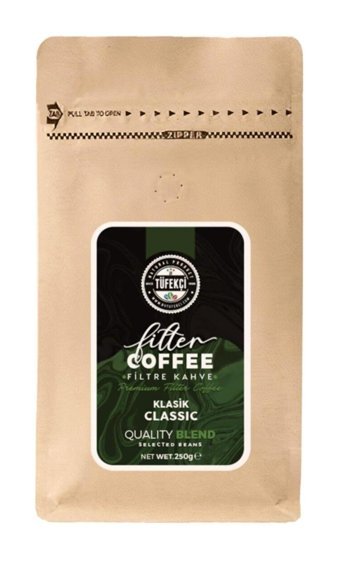 By Tüfekçi Gold Sade Aromalı Arabica Öğütülmüş Filtre Kahve 250 gr