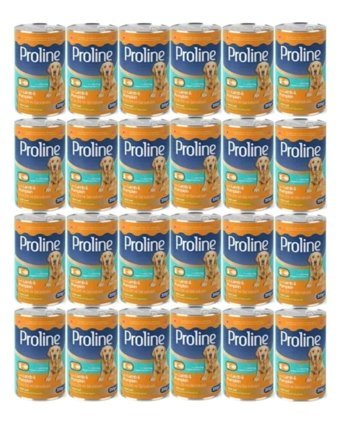 Pro Line Balkabaklı - Kuzu Yaş Köpek Maması 395 gr 24'lü