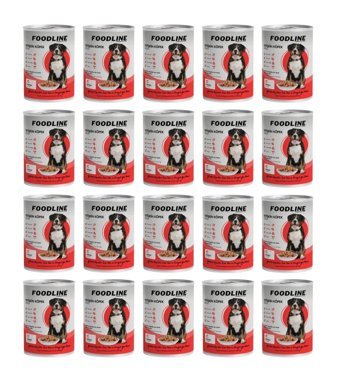 Foodline Kuzu Yaş Köpek Maması 20 x 400 gr 20'li