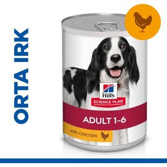 Hill's Tavuklu Yaş Köpek Maması 6 x 370 gr 6'lı