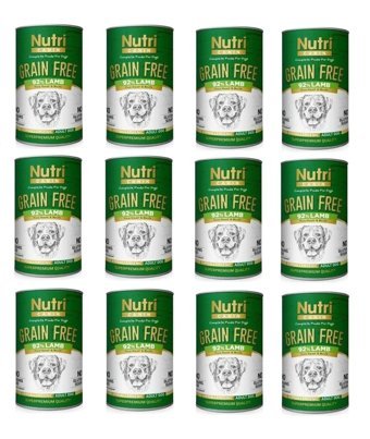 Nutri Canin Kuzu Kıyılmış Yaş Köpek Maması 400 gr 12'li