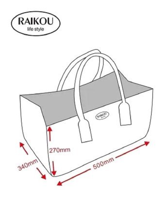 Raikou Keçe Büyük Raıkou Kadın Omuz Çantası Antrasit