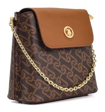 U.S. Polo Assn. Us23132R0736 Kadın Omuz Çantası Kahverengi - Taba