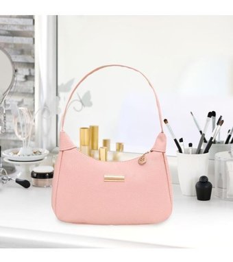Magideal Suntek Tatile Gidip Gelmek Için Kadın Omuz Çantası Pembe
