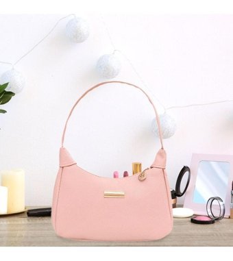 Magideal Suntek Tatile Gidip Gelmek Için Kadın Omuz Çantası Pembe