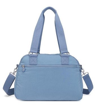 Smart Bags Krinkıl Kumaş 1122 J. Kadın Omuz Çantası Mavi