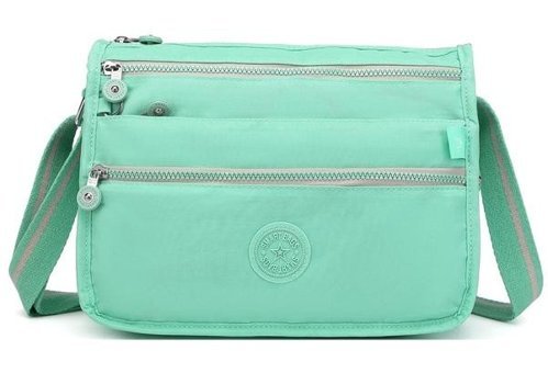 Smart Bags Krinkıl Kumaş Postacı A. Kadın Omuz Çantası Yeşil