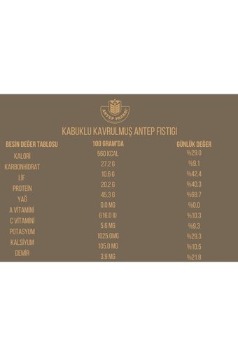 Antep Pazarı Kabuklu Kavrulmuş Gaziantep Yöresi Tane Antep Fıstığı 200 gr