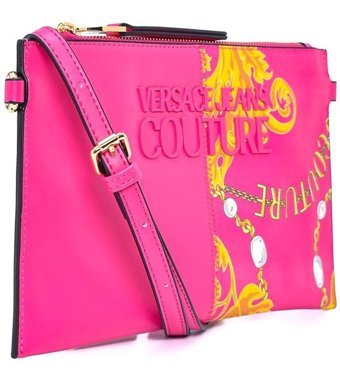 Versace Jeans Couture Klasik Kadın Omuz Çantası Fuşya