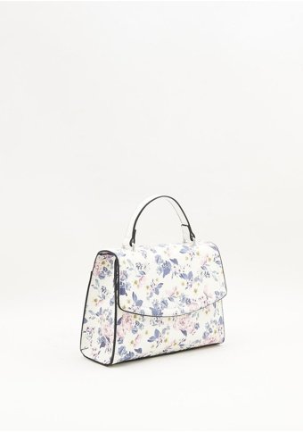 French Connection 22931 Fc Clover Handle Cross Body Kadın Omuz Çantası Beyaz