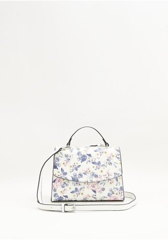 French Connection 22931 Fc Clover Handle Cross Body Kadın Omuz Çantası Beyaz