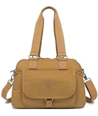 Smart Bags Krinkıl Kumaş 1122 Kadın Omuz Çantası Taba