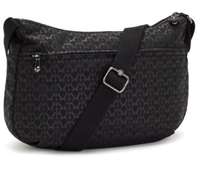Kipling Izellah Sıgnature EmKadın Omuz Çantası Siyah