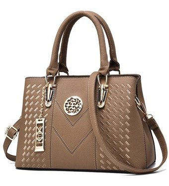 Happyplanet KkhOi Deri Lüks Moda Kadın Omuz Çantası Kahverengi