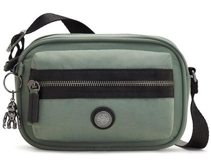 Kipling 1533023694 Enise Kadın Omuz Çantası Siyah - Yeşil