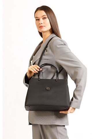 Th Bags ThYk14205 Std Kadın Omuz Çantası Siyah