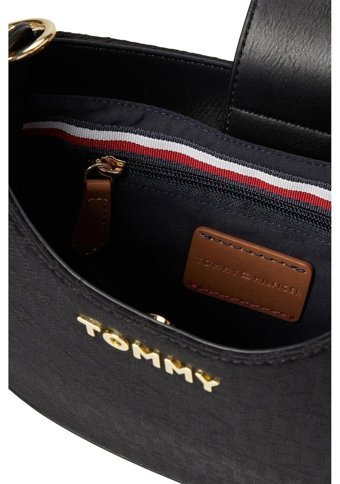 Tommy Hilfiger Keylee Jakarlı Kadın Omuz Çantası Siyah