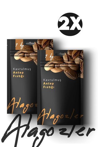 Alagözler Kabuklu Kavrulmuş Yöresi Tane Antep Fıstığı 2 x 1 kg