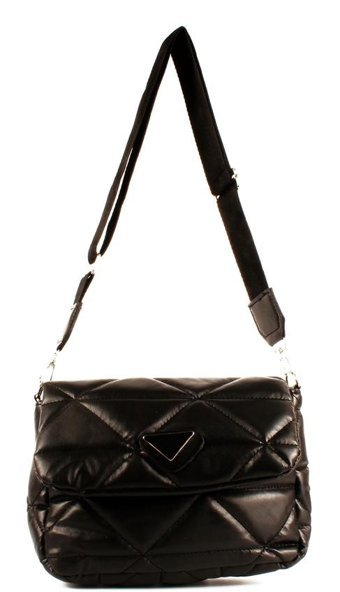 Luwwe Bag'S Nakışlı Taşlı Detay Kapaklı 20714 Kadın Omuz Çantası Siyah