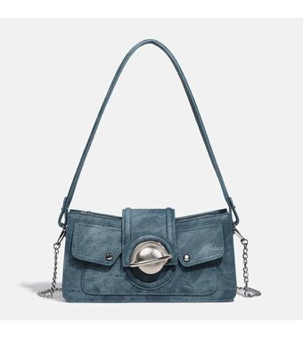 Layla Popüler Denim Niş Kadın Omuz Çantası Haki