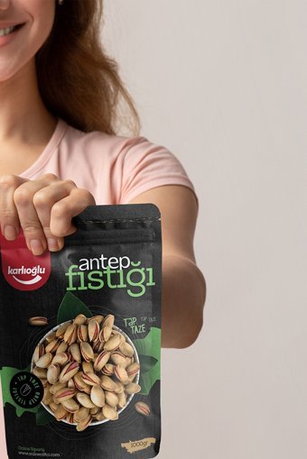 Karlıoğlu Ana Çıtak Kabuklu Kavrulmuş Gaziantep Yöresi Tane Antep Fıstığı 1 kg