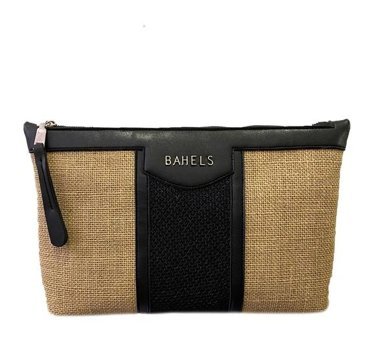 Bahels Jüt Hasır Özel Tasarım Portföy Ve Clutch Kadın Omuz Çantası Çok Renkli