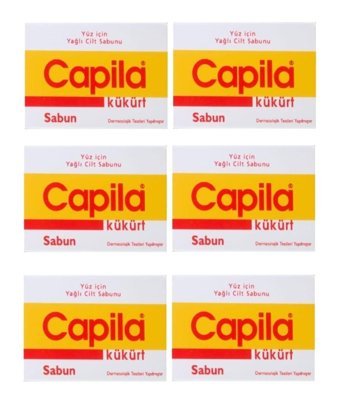 Capila Kükürt Katı Sabun 6x90 gr