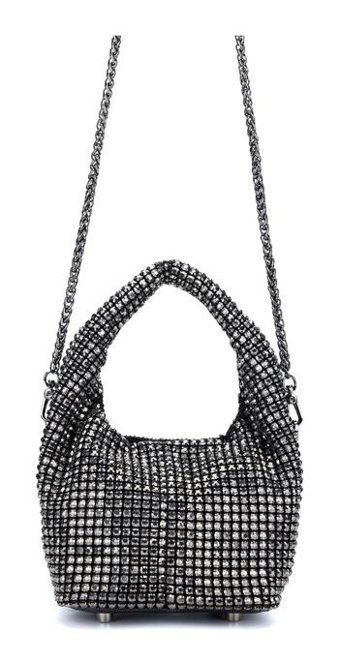 Tamer Tanca Vegan Metalik 921 26675 Bn Y24 Pewter Kadın Omuz Çantası Metalik