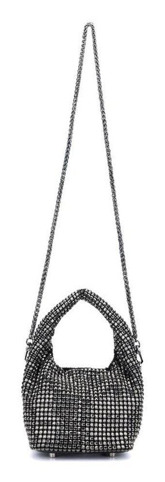 Tamer Tanca Vegan Metalik 921 26675 Bn Y24 Pewter Kadın Omuz Çantası Metalik