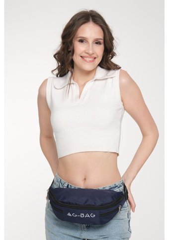 Gbag Unisex Spor Koşu Kadın Omuz Çantası Lacivert