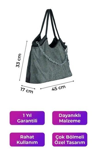 Kriste Bell 26526 Kadın Omuz Çantası Gri