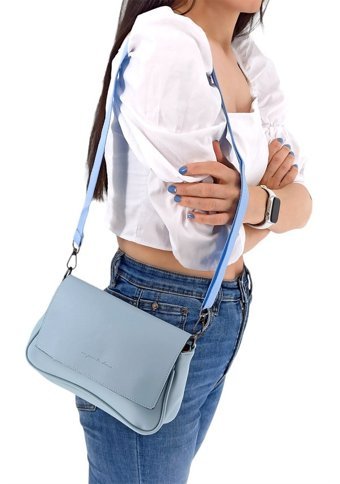 Çlk Accessories Spor Askı Çok Hafif Basic Kadın Omuz Çantası Mavi
