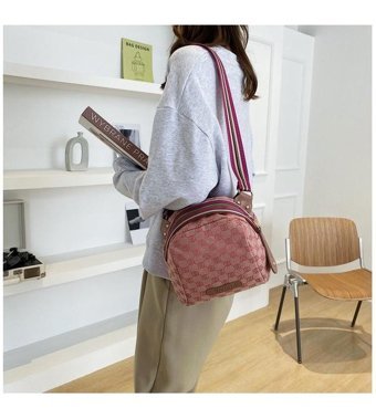 Eternal Luck Retro Kabuk Moda Kanvas Kadın Omuz Çantası Pembe