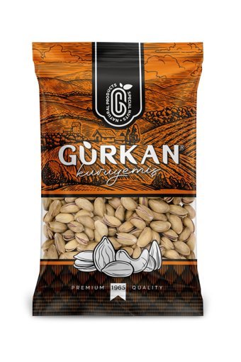 Gürkan Kuruyemiş Kabuklu Kavrulmuş Yöresi Tane Antep Fıstığı 90 gr