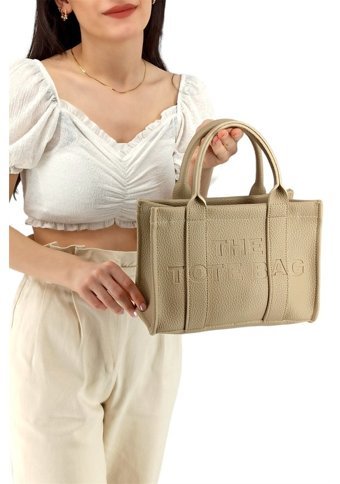 Çlk Accessories Yazı Spor Askı Tr6789 Kadın Omuz Çantası Vizon