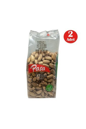Paşa Kuruyemiş Kabuklu Kavrulmuş Yöresi Tane Antep Fıstığı 2 x 250 gr