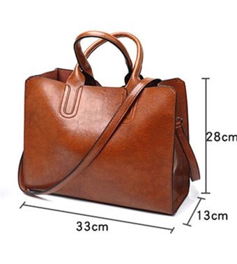 Worryfreeshopping Şık Büyük Kapasiteli Wr0419104 Kadın Omuz Çantası Siyah